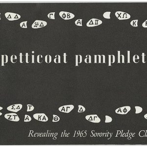 Petticoat pamphlet