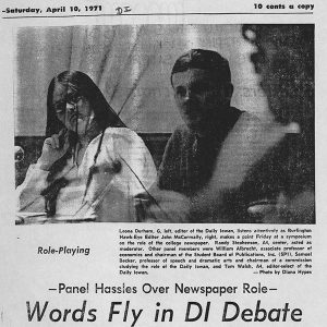 Leona Durham article from 1970